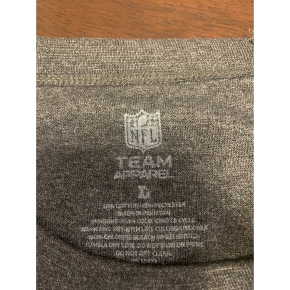 NWT NFL N.Y. Jets L Gray Pullover Sweatshirt Logo Front Team Apparel Lightweight - Picture 4 of 7